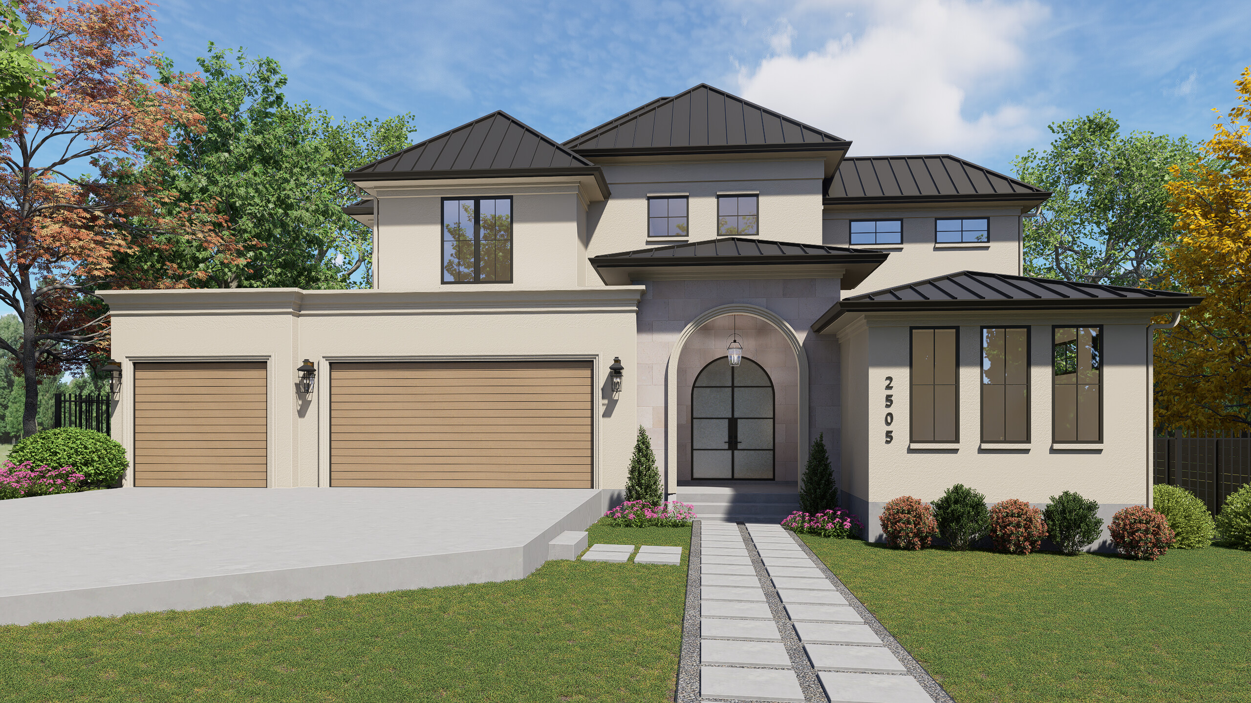 2505 Deerfoot — Front without tree